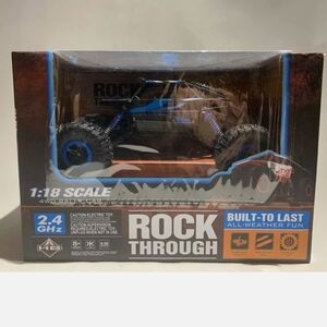Blue Rock Crawler 1:18 Scale 4WD Rally Car 2.4GHz Radio Control RC Hobby Toy New